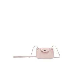 Torba Crossbody Longchamp Skórzane Różowe | 9083-HTWNQ