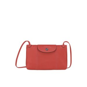 Torba Crossbody Longchamp Terracotta Skórzane Pomarańczowe | 0357-HJEVI