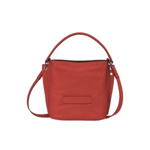 Torba Crossbody Longchamp Terracotta Skórzane Pomarańczowe | 3980-STJVI