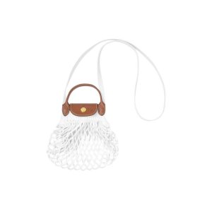 Torba Crossbody Longchamp Xs Ecru Płócienne Beżowe | 4360-QTKOV