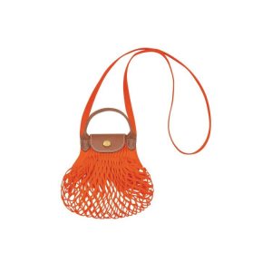 Torba Crossbody Longchamp Xs Płócienne Pomarańczowe | 8321-ZFOCK