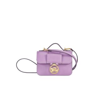 Torba Crossbody Longchamp Xs Skórzane Fioletowe | 1745-NRWVC