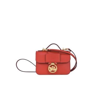 Torba Crossbody Longchamp Xs Skórzane Pomarańczowe | 3162-HOCBK