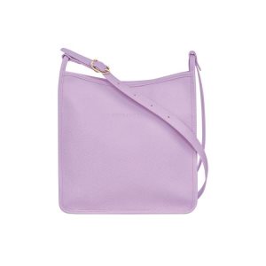 Torba Crossbody Longchamp Zipped L Skórzane Fioletowe | 5907-MYEHI