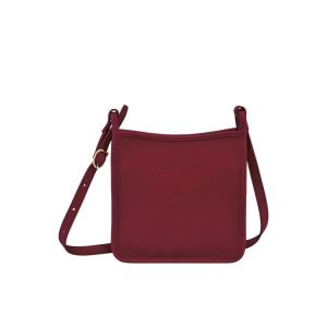 Torba Crossbody Longchamp Zipped S Skórzane Czerwone | 8501-HDXIU
