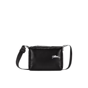 Torba Na Talię Longchamp Pouch Płócienne Czarne | 2807-UHPAI