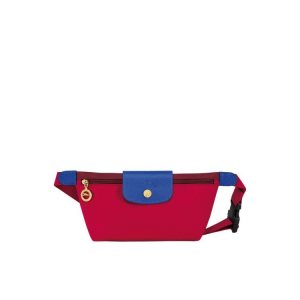 Torba Na Talię Longchamp Płócienne Czerwone | 9817-GLPBT