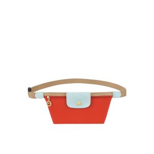 Torba Na Talię Longchamp Płócienne Pomarańczowe | 6584-LKBSX