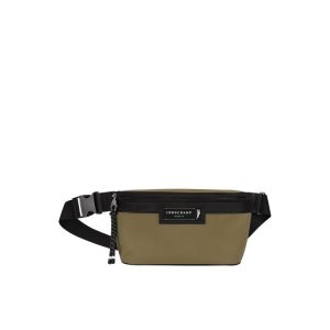 Torba Na Talię Longchamp Recycled canvas Khaki | 1650-FQSRL