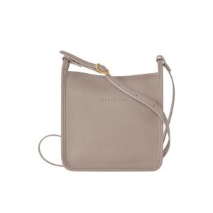 Torby Mini Longchamp Zipped S Turtledove Skórzane Szare | 2318-AOPQB