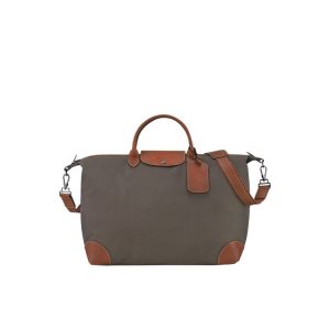 Torby Podróżne Longchamp L Płócienne Brązowe | 9820-TOQLY