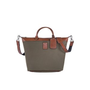 Torby Podróżne Longchamp Płócienne Brązowe | 5981-FHBOL