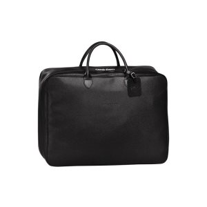 Torby Podróżne Longchamp Skórzane Czarne | 7513-EGKHX