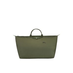 Torby Podróżne Longchamp Xl Forest Recycled canvas Zielone | 1386-QHJKV