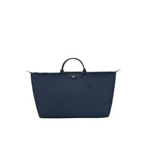 Torby Podróżne Longchamp Xl Recycled canvas Granatowe | 0896-UVEKR