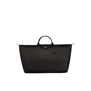 Torby Podróżne Longchamp Xl Recycled canvas Czarne | 4736-JGOUL