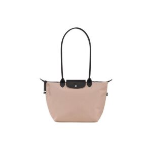 Torby Przez Ramię Longchamp Long Hawthorn Recycled canvas Różowe | 8970-PXRVY