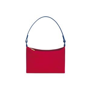 Torby Przez Ramię Longchamp Płócienne Czerwone | 3075-KYCMS