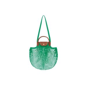 Torby Przez Ramię Longchamp Płócienne Zielone | 4215-GTFXA