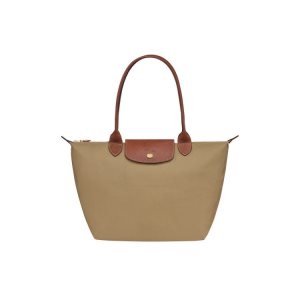 Torby Przez Ramię Longchamp S Desert Recycled canvas Khaki | 9206-GEZQB