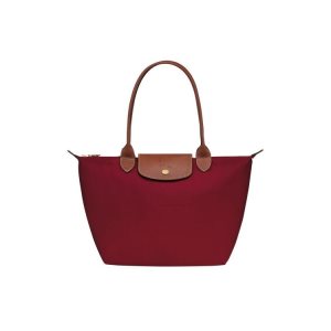 Torby Przez Ramię Longchamp S Recycled canvas Czerwone | 8317-PNGVI