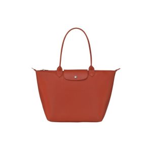 Torby Przez Ramię Longchamp Shopping L Terracotta Płócienne Pomarańczowe | 6209-TOLAI
