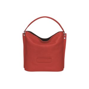 Torby Przez Ramię Longchamp Terracotta Skórzane Pomarańczowe | 5376-RWVCK