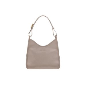 Torby Przez Ramię Longchamp Turtledove Skórzane Szare | 8059-PUTHR