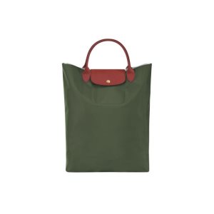 Torebki Longchamp Płócienne Khaki | 9380-XJDEB