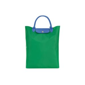 Torebki Longchamp Płócienne Zielone | 5261-WBPHJ