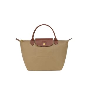 Torebki Longchamp S Desert Recycled canvas Khaki | 0873-SKFAL