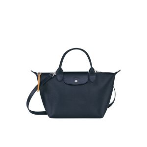 Torebki Longchamp S Płócienne Granatowe | 0913-HUNJE