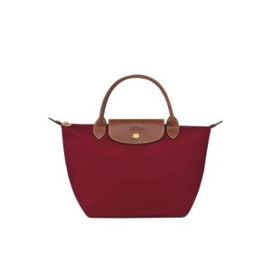 Torebki Longchamp S Recycled canvas Czerwone | 2063-UPNCS