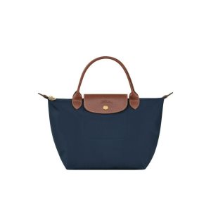 Torebki Longchamp S Recycled canvas Granatowe | 0874-VGNWA