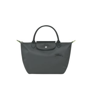 Torebki Longchamp S Recycled canvas Jasny Szare | 0639-HUTFB