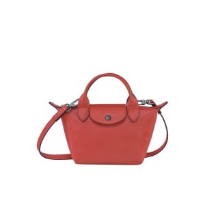 Torebki Longchamp Xs Terracotta Skórzane Pomarańczowe | 2705-STJYH