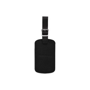 Travel Accessories Longchamp Luggage Tag Skórzane Czarne | 2870-EZAQO