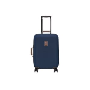 Walizki Longchamp Cabin Recycled canvas Niebieskie | 4509-ZWKTE