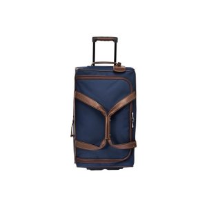 Wheeled Duffle Bags Longchamp Płócienne Niebieskie | 5694-JWAUH